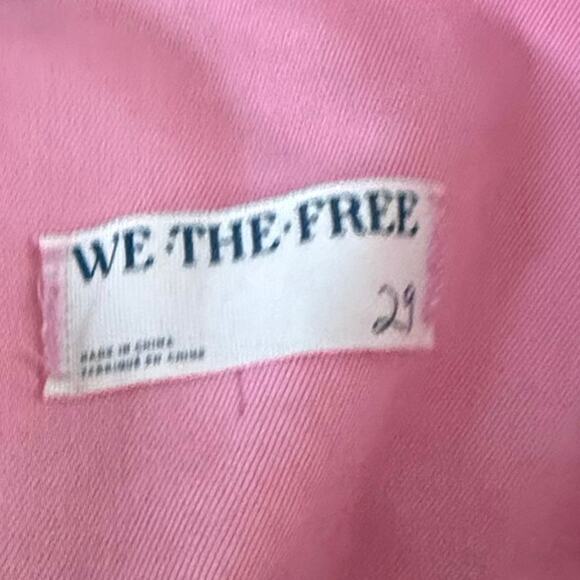 New Free People Venice Beach High Rise Flare Women's 29 Peony Pink (Read Note) - Picture 6 of 11